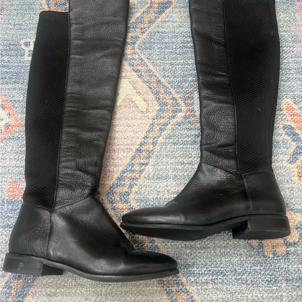Cole Haan Black Knee High Boots